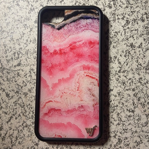 Wildflower pink stone Iphone 7 case - Picture 2 of 2